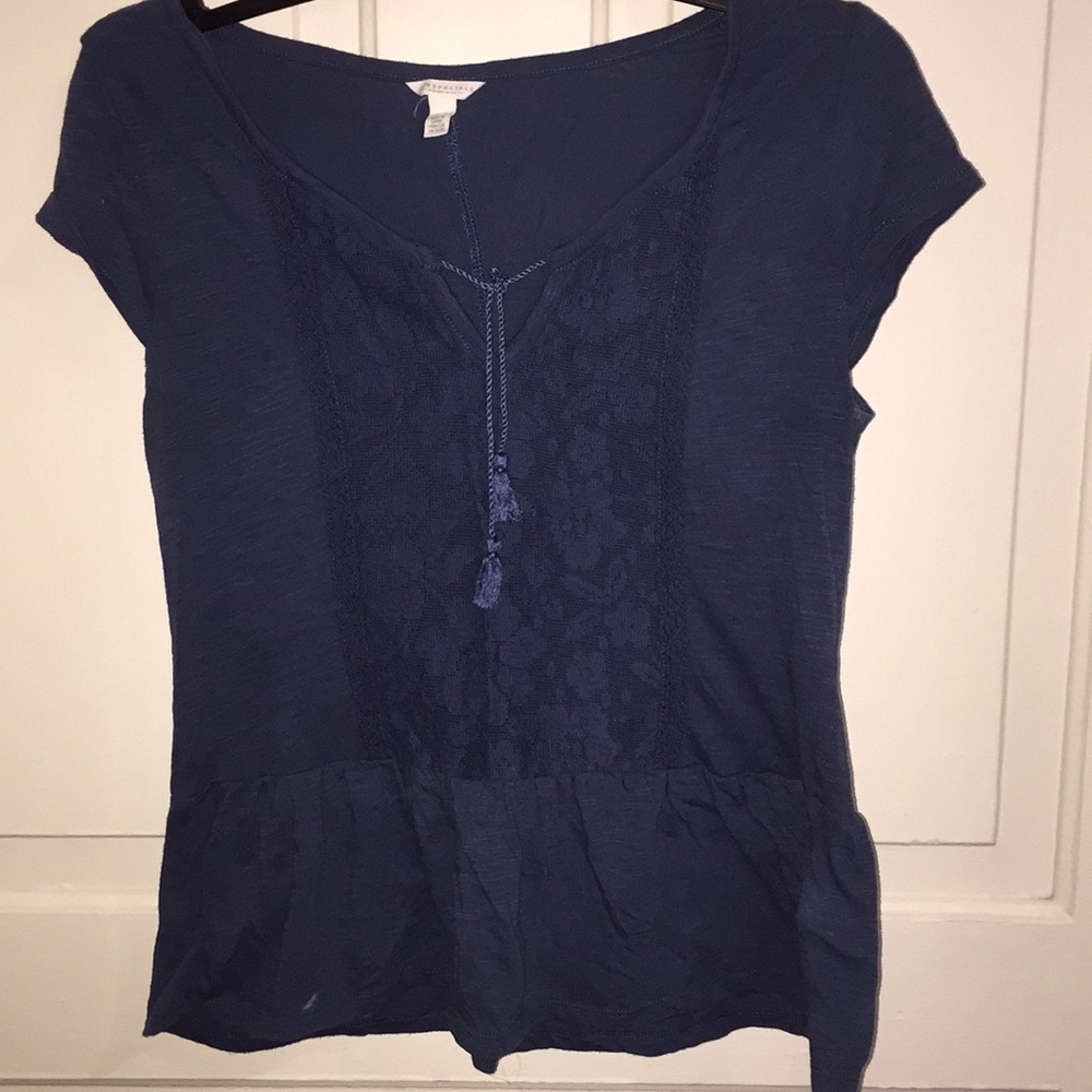 Lace Peplum top